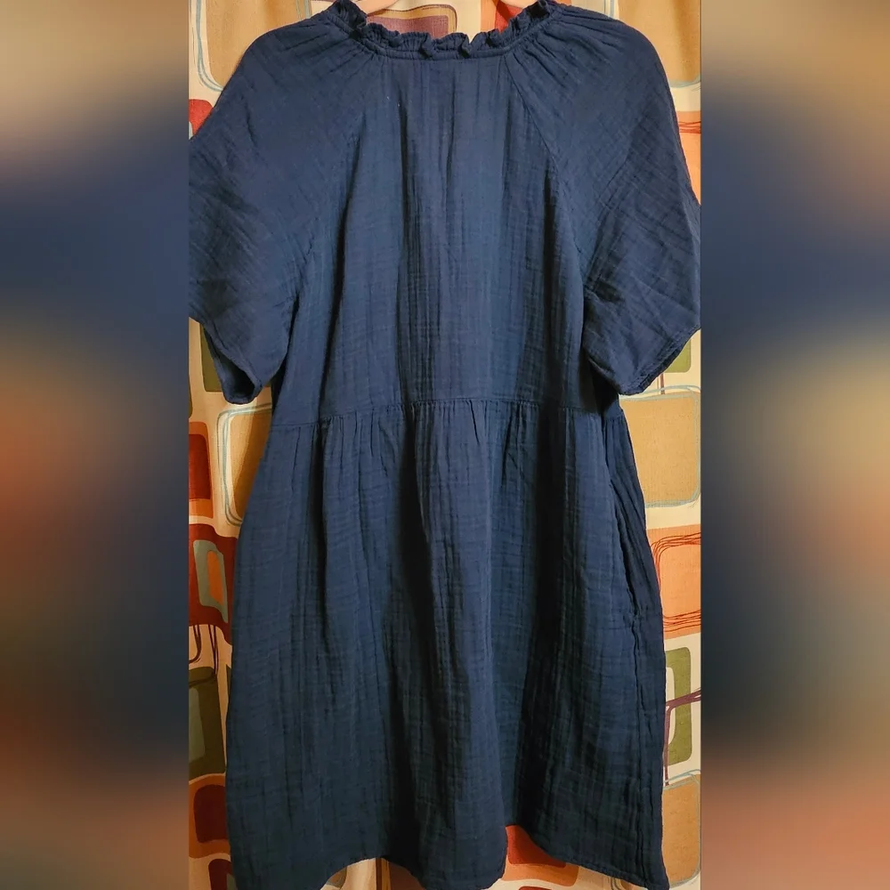 Old Navy Blue Women's Dress - Picture 3 of 3